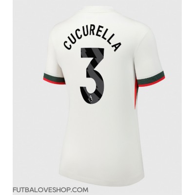 Dres Chelsea Marc Cucurella #3 Preč pre Ženy 2025-26 Krátky Rukáv Dres Chelsea Marc Cucurella #3 Preč pre Ženy 2025-26 Krátky Rukáv